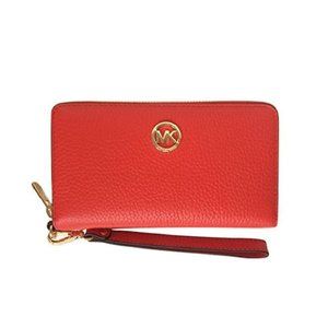 Michael Kors Fulton Zip Large Phone/Wristlet Dark